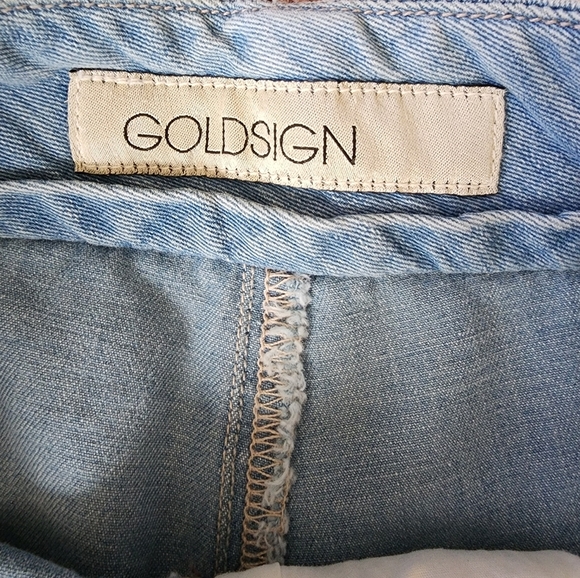 Goldsign Karla Wide-Leg Denim Size - 27 - Picture 7 of 13